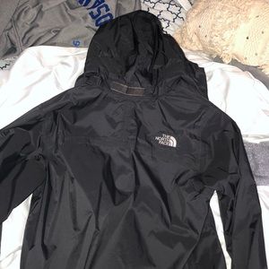 The north face rain coat